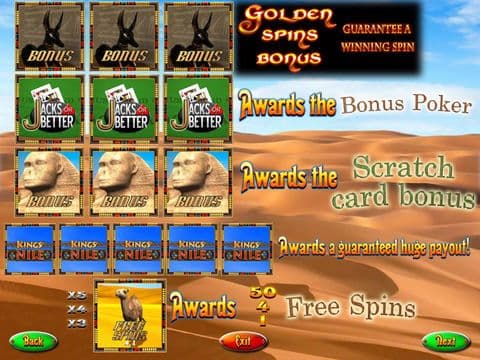 Kings Nile Slot Machine ===3D=== screenshot 3