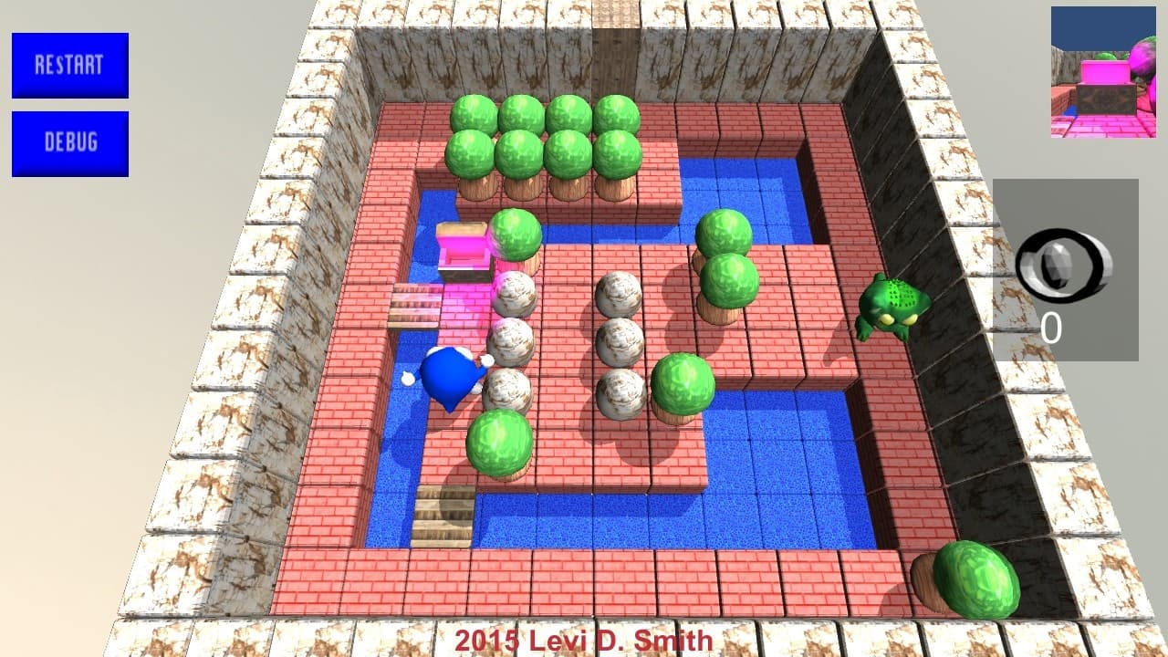 青い丸の冒険 screenshot 3