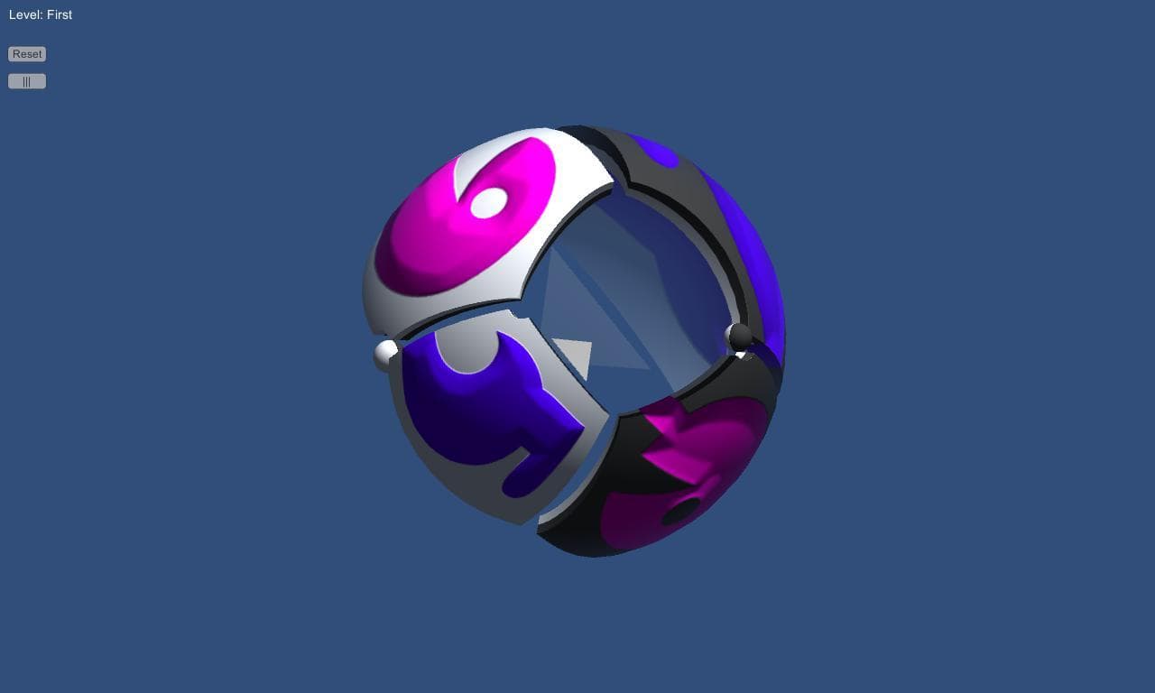 Sfera - sliding puzzle in curved space screenshot 2