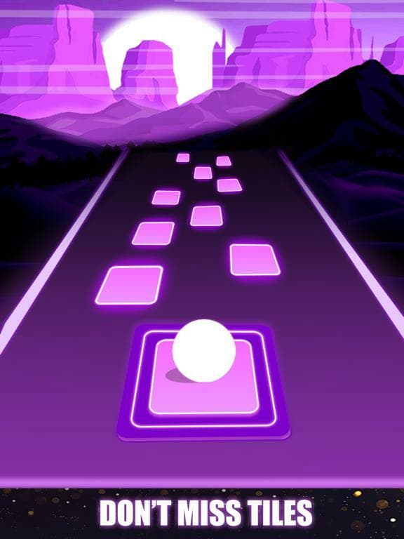 Magical Tiles Hop Ball 3d screenshot 2