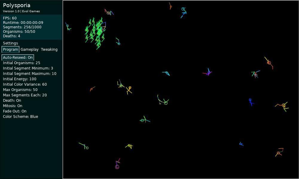 Polysporia: Swarming Evolution Simulator screenshot 5