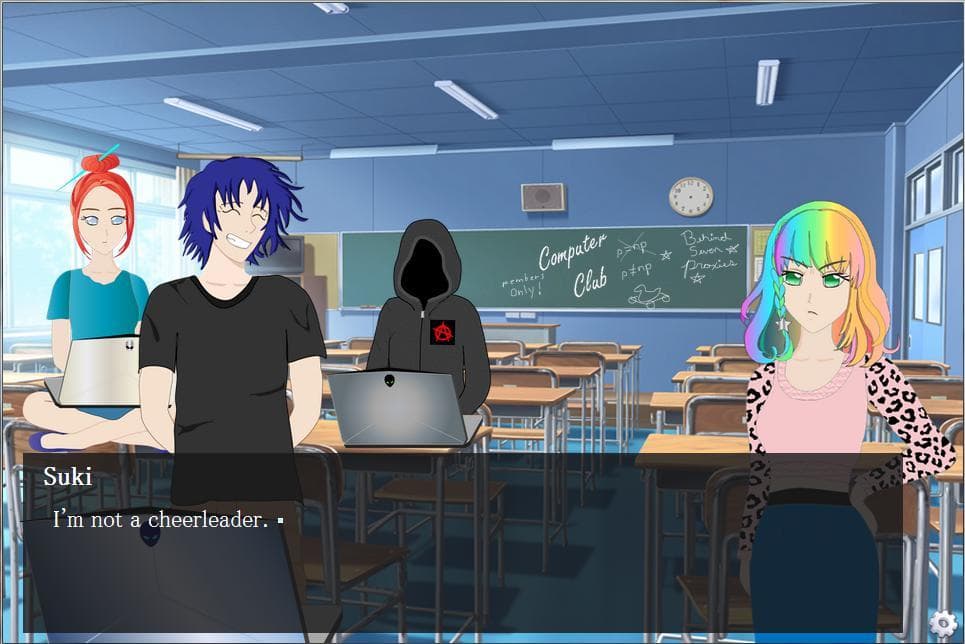 Mirai High School Hack Club (A Visual Novel) screenshot 4
