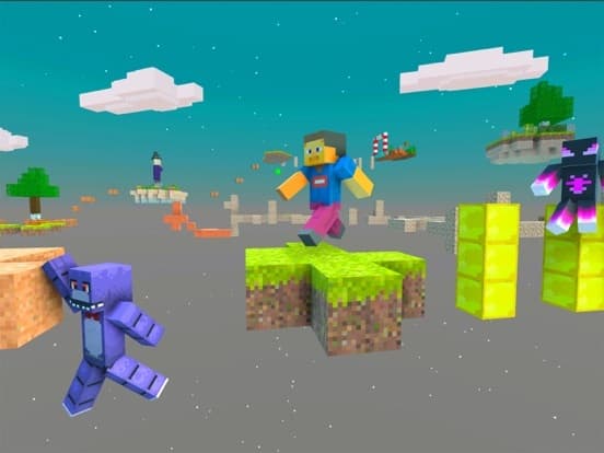 Craft Parkour: 3D Blocky Race screenshot 4