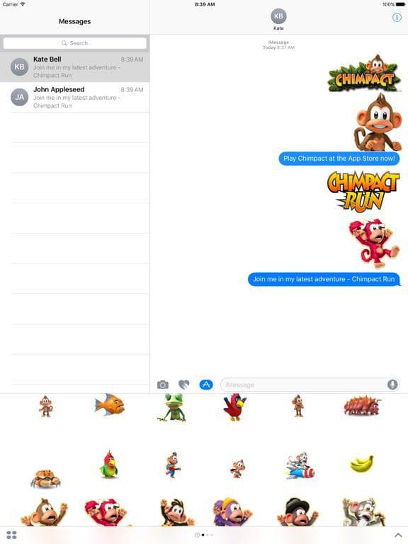Chimpact Sticker Pack screenshot 2