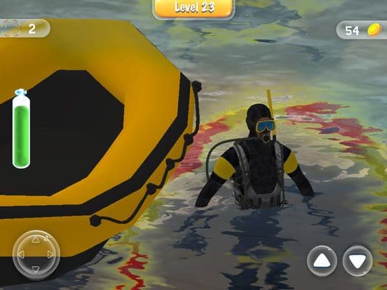 Scuba Diving Fun - Swim with sharks in deep sea 3D