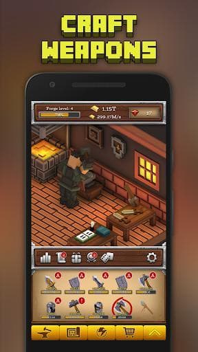 ForgeCraft - Idle Tycoon. Crafting Business Game. screenshot 2