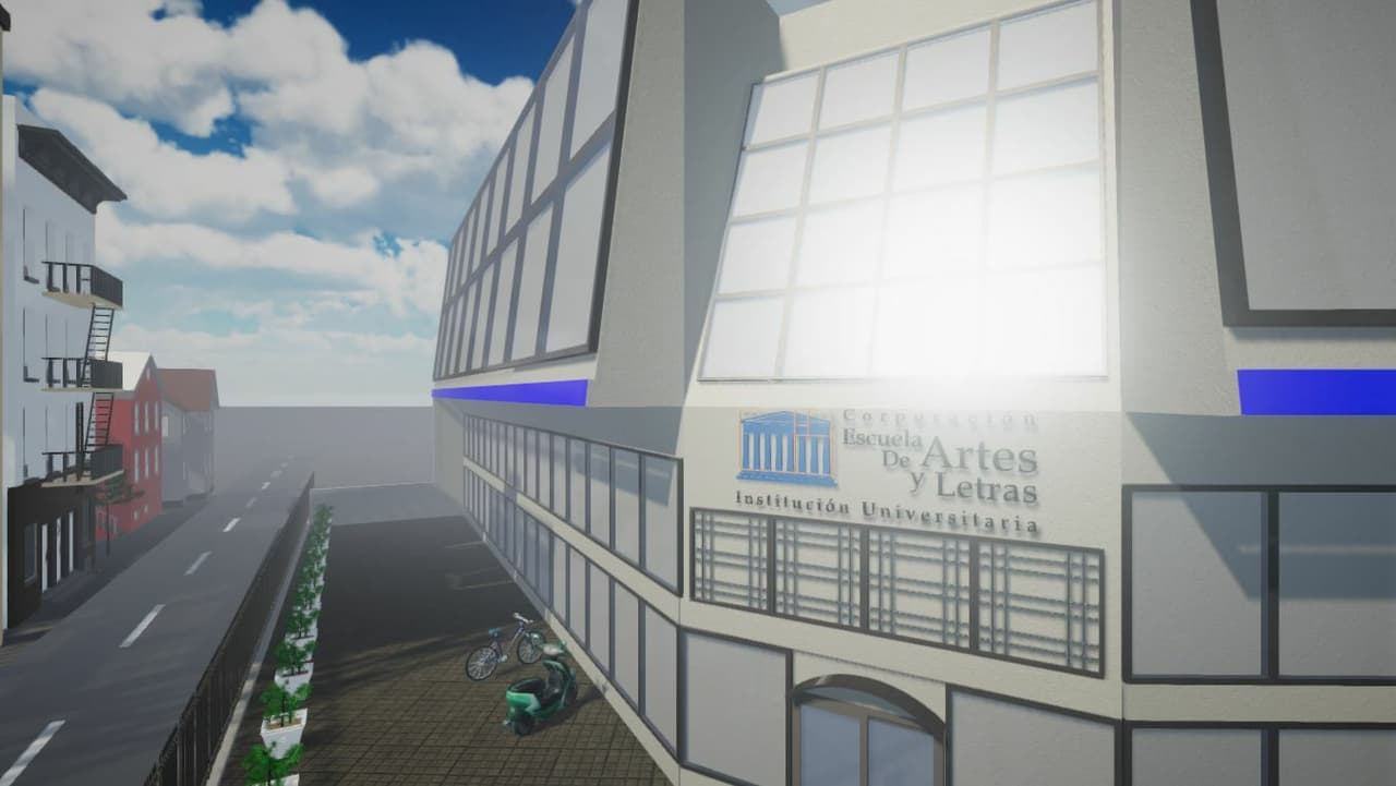 Recorrido Virtual Escuela de artes y letras screenshot 2