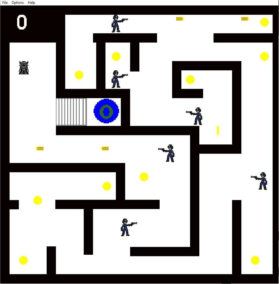 Evil bomber maze