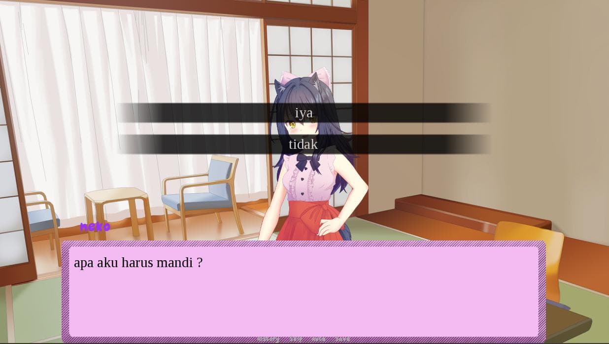 Neko (language indonesia: Made with Renpy) screenshot 2