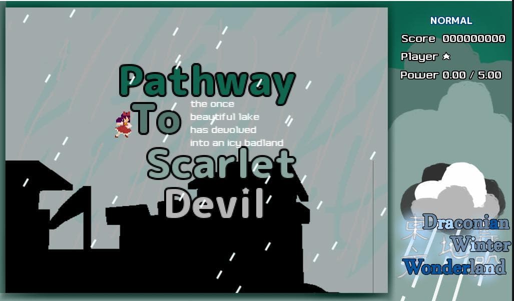 Touhou: Draconian Winter Wonderland screenshot 2