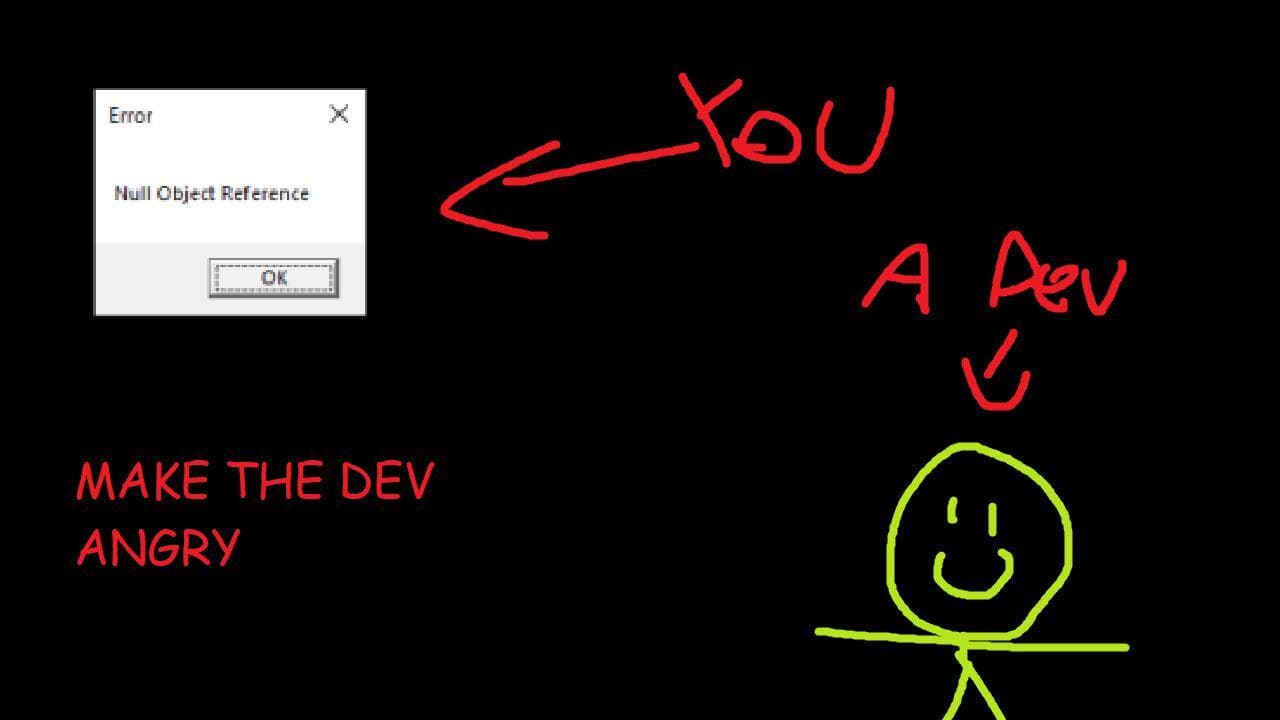 Null Object Reference Simulator