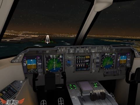Flight Simuator New York FlyWings Night Fly 2015 screenshot 4