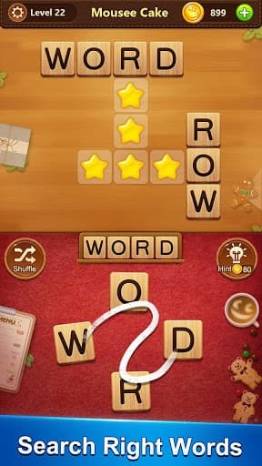 Word Cafe - A Crossword Puzzle screenshot 2