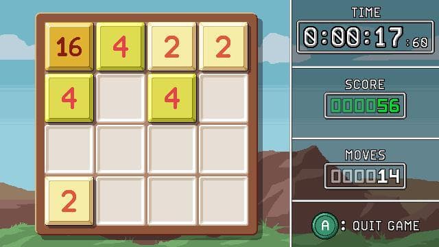 2048 (itch) (Vircon32) screenshot 3