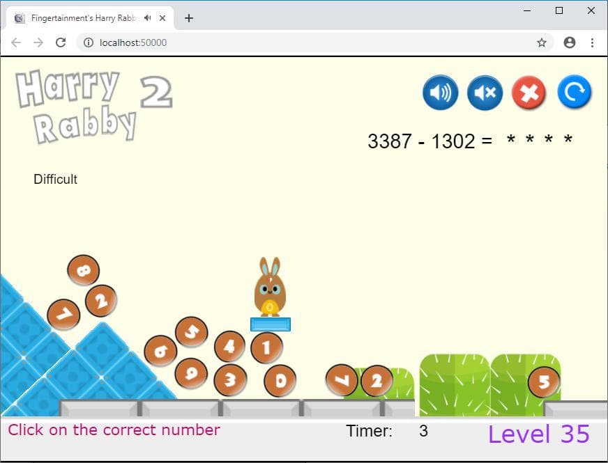 HarryRabby2 Subtracting Large Numbers FREE screenshot 6