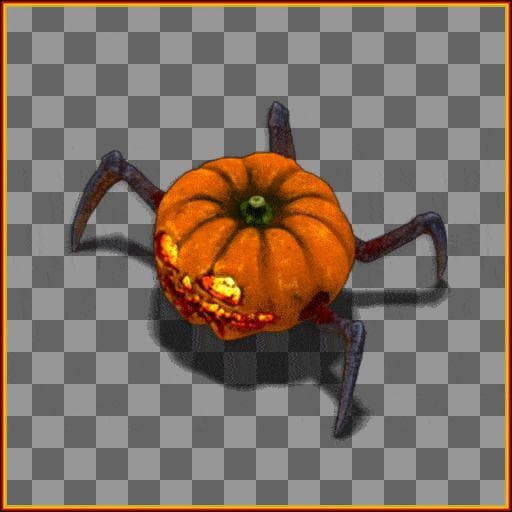 Animated Isometric Halloween Pumpkin Spider screenshot 5