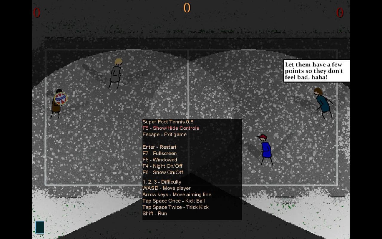 SuperFootTennis screenshot 4