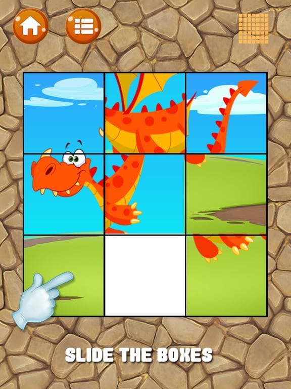 Dinosaur Slide Puzzle For Kids screenshot 4