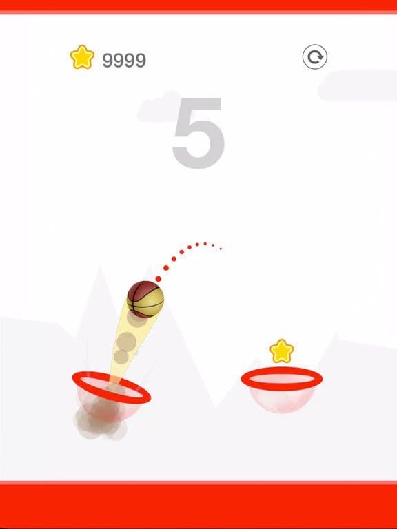 Hoop Run - Basketball on Fire screenshot 3