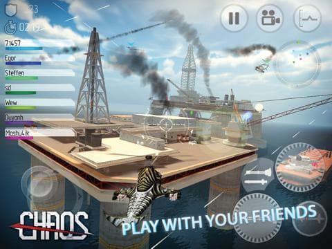 CHAOS Combat Copters HD - #1 Multiplayer Helicopter Simulator 3D screenshot 3