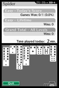 Touch Solitaire screenshot 2