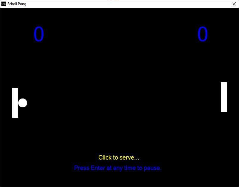 Pong (itch) (Wagner Scholl Lemos) screenshot 2