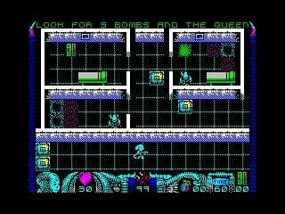 Alien Girl - ZX Spectrum screenshot 4