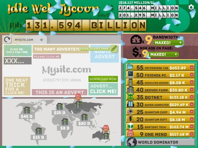 Idle Web Tycoon screenshot 4