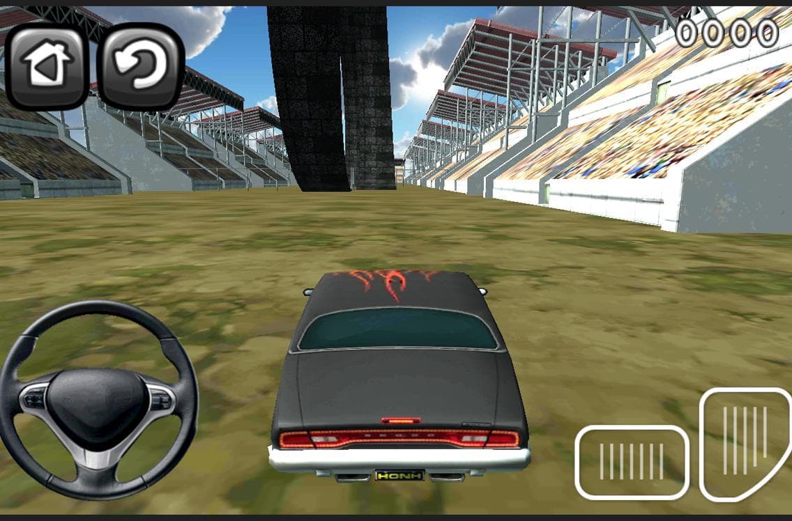 Retro Stunt Car Parking 3D screenshot 4