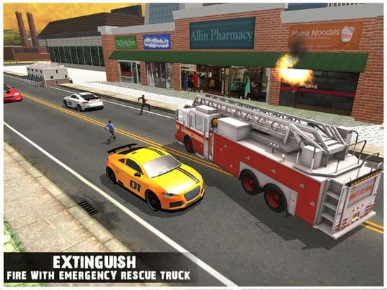 Emergency Rescue Operations - Fire Truck Driving screenshot 2