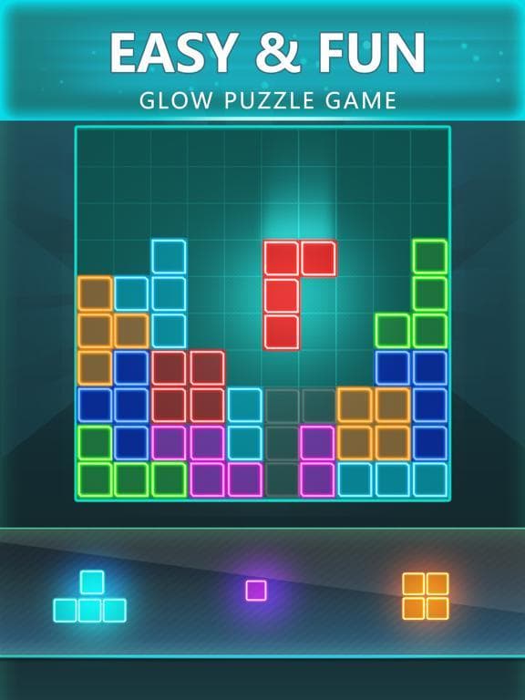 Glow Block Puzzle screenshot 2