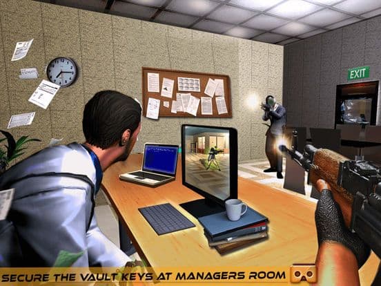 Vr Secret Agent Bank Robbery Escape screenshot 4