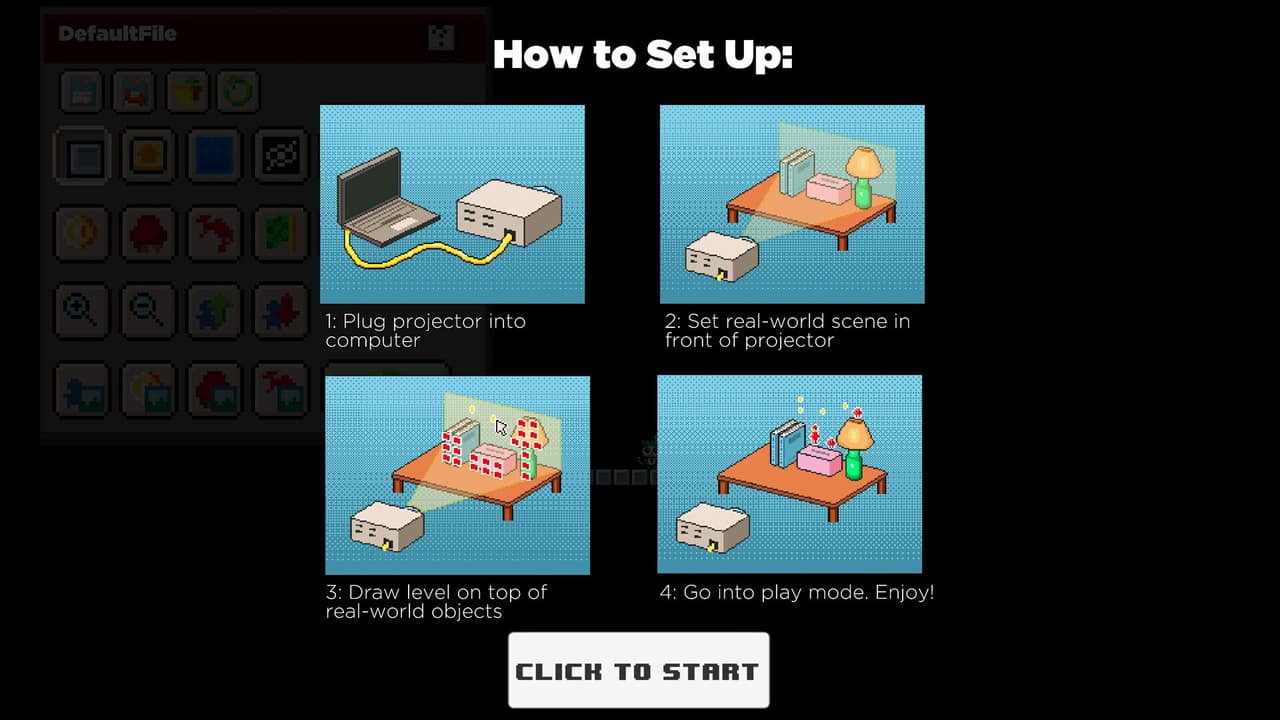 Pandamanders Projector Platformer screenshot 5