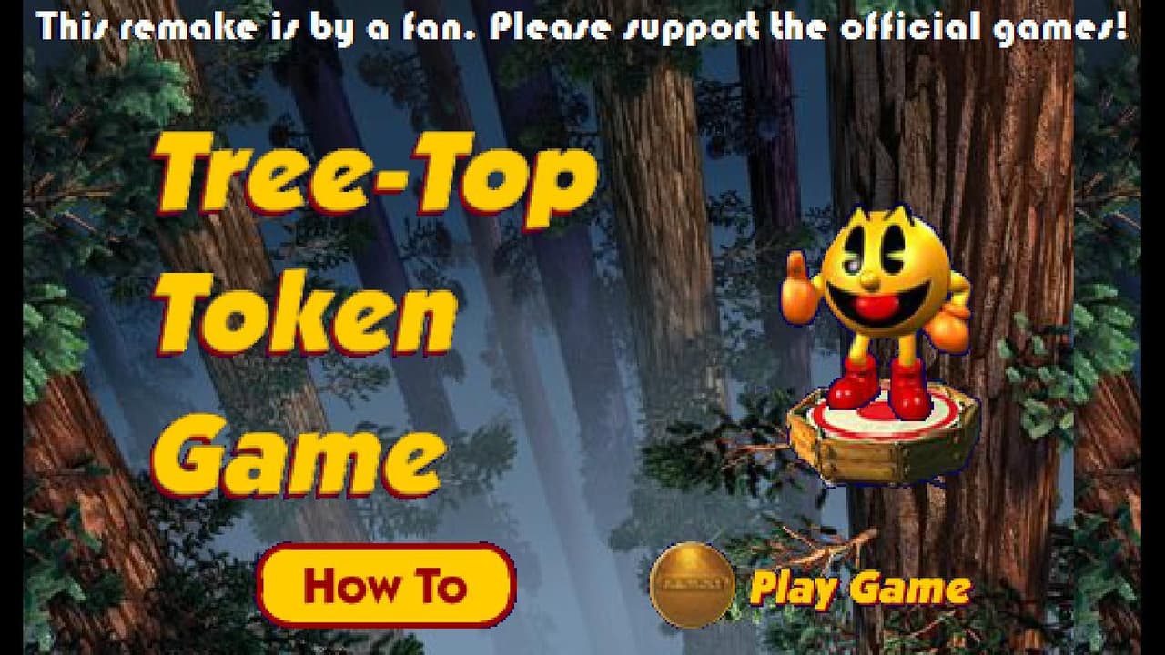 Pac-Man: Tree Top Token Game screenshot 2