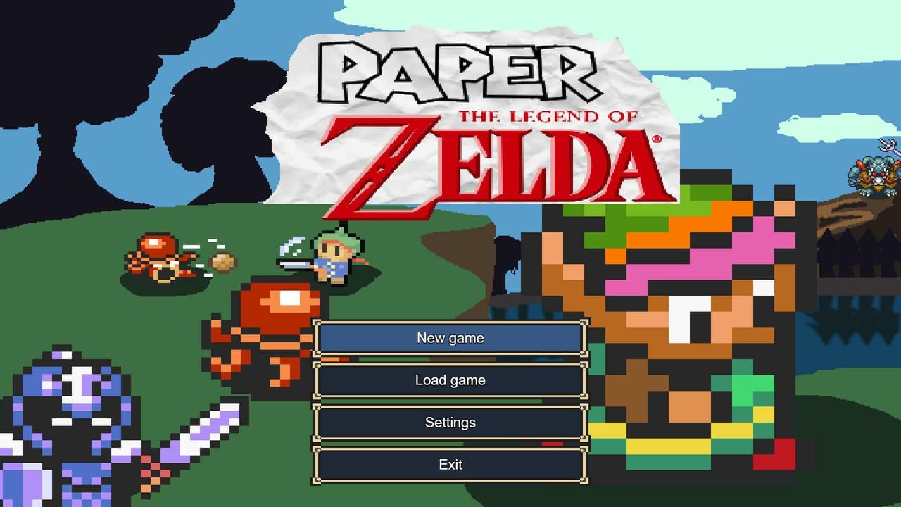 Paper Zelda RPG