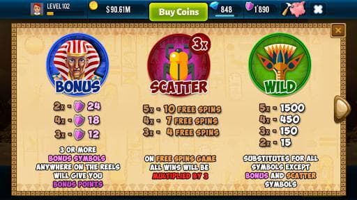 Pharaoh Slots Free Casino Game screenshot 6
