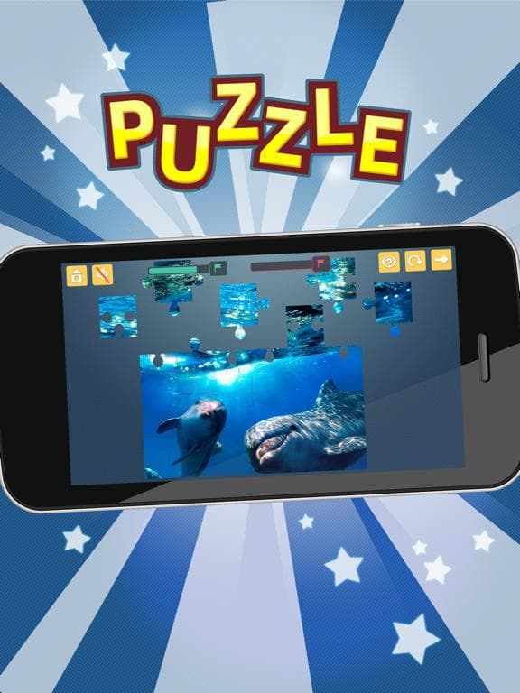 Dolphin Jigsaw Puzzles beautiful Scenery. Premium screenshot 4