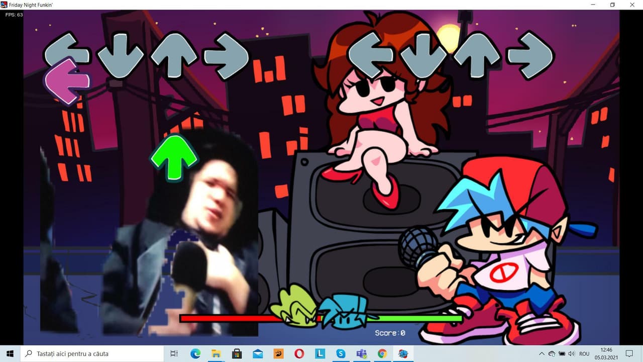 Friday Night Funkin Sr Pelo Over Pico Mod screenshot 2
