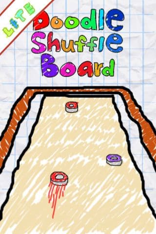 Doodle Shuffle Board Lite screenshot 2