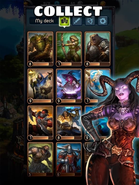 Card Heroes: Fantasy CCG Duel screenshot 2