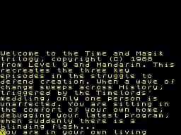 Time and Magik