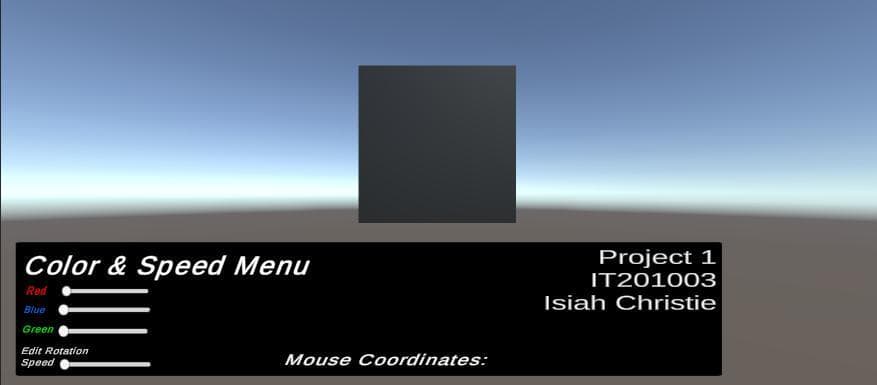 Project 1 - The Cube Editor