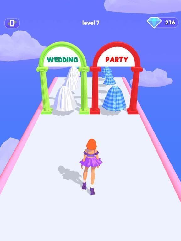 Hover Skirt: stack & dress up screenshot 3