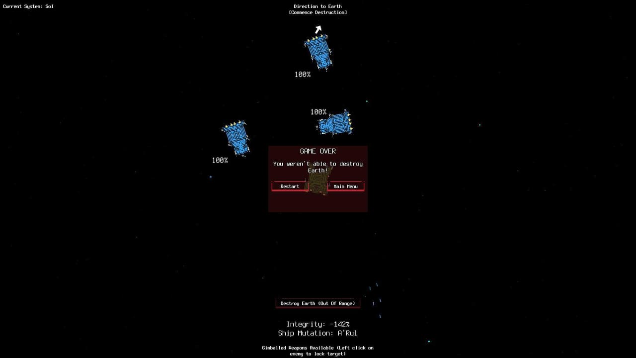 Destroy Earth - Ludum Dare 33 Jam Game screenshot 5