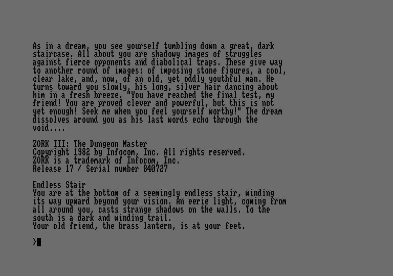 Zork III: The Dungeon Master screenshot 2
