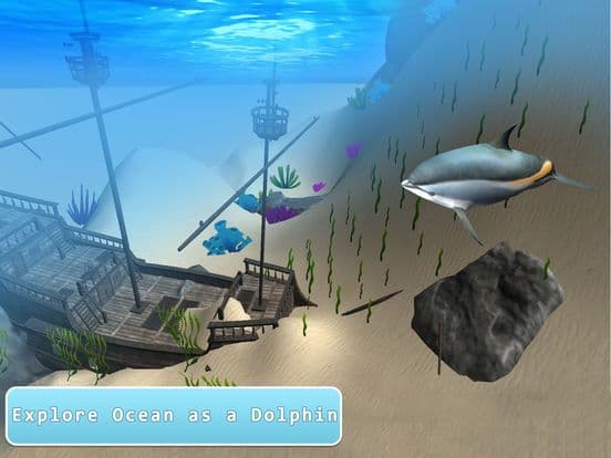 Sea Dolphin Simulator 3D screenshot 2