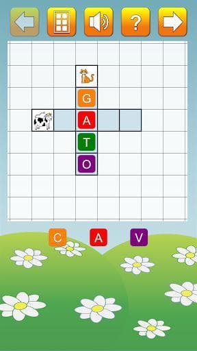 Spanish Crosswords 4 Kids Lite screenshot 2