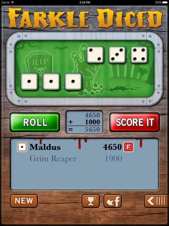 Farkle Diced Halloween screenshot 3