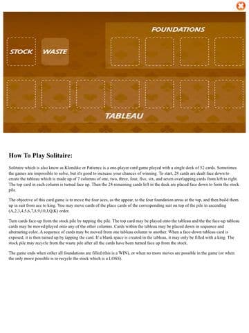 Classical Solitaire!