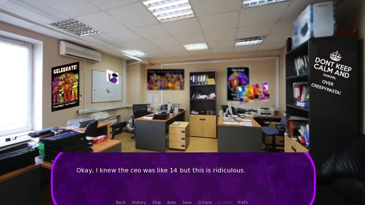 FNAF VN (demo lol) screenshot 4